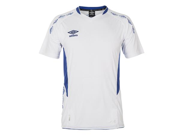 UMBRO UX-1 Jersey SS jr Hvit/Blå 140 Flott kortermet spillertrøye 